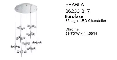 Eurofase Pearla Series 26233-017 Entry Chandelier • $1729