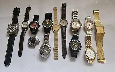  Modern Watch Lot For Parts Or Repair VansBrooklynMarc EckoArmitron F7 • $65