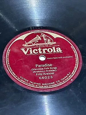 Victrola 78 Rpm Record  Paradise Fritz Kreisler • $12