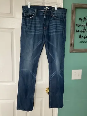 Men’s 7 For All Mankind SLIMMY Jeans Size 34 (CON80) • $45