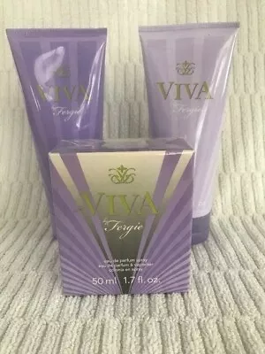 Avon VIVA By Fergie EDP Spray Body Lotion Shower Gel New Sealed • $49.50