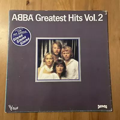 Abba Greatest Hits Vol 2 Vinyl LP EX / VG+ Vogue 508580 • £6