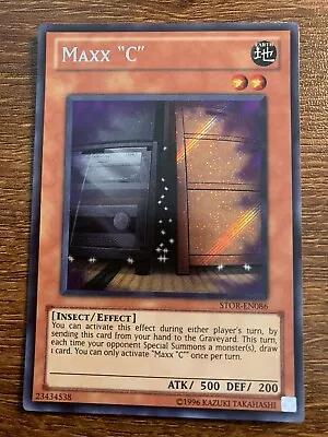 STOR-EN086 Maxx  C  Secret Rare UNL Edition NM YuGiOh Card • $72.18