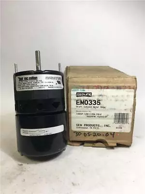 Gemline/McMillan  EM0335 1/40HP 115V .83A 3000RPM Class A Centrifugal Switch • $34.06