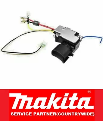 Genuine Makita Replacement Switch For DTD152 CORDLESS IMPACT DRIVER 632F26-6 • £34.86