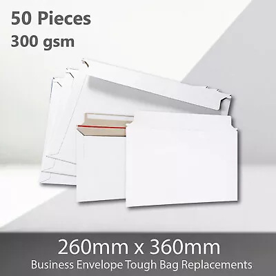 50x B4 300gsm 260 X 360mm Semi Rigid Business Envelope Hard Tough Mailer Bag • $32.95