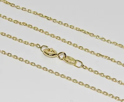 9ct Yellow Gold & Silver Belcher Chain / Necklace ~ 14  16  18  20  22  24  • £6.95