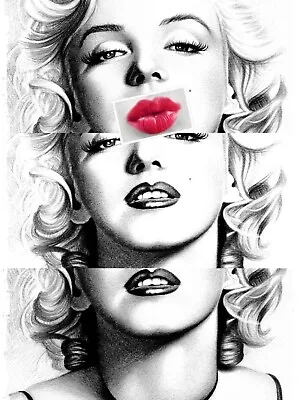 Marilyn Monroe Iron On Transfer For T-Shirt + Other Light & Dark Fabrics #9 • $5