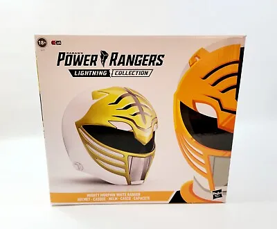 Mighty Morphin Power Rangers Lightning Collection White Ranger Helmet Brand New • $132.99