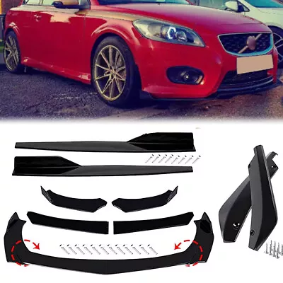 For Volvo C30 C40 C70 Car Front Bumper Lip Spoiler Splitter Body Kit/Side Skirts • $55.99