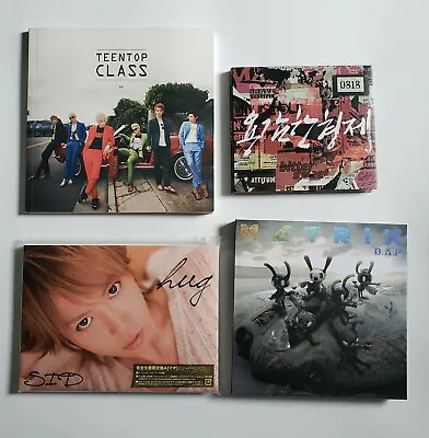 Kpop Jpop Album CD Lot Teen Top Class B.A.P Matrix Brave Brothers SID Hug • $20