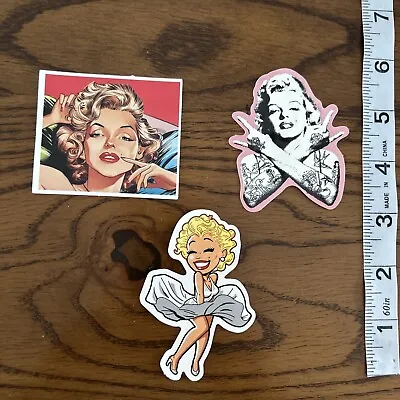 Marilyn Monroe Tattoos White Dress Cartoon Sticker Car Decal Luggage Skateboard • $4.99