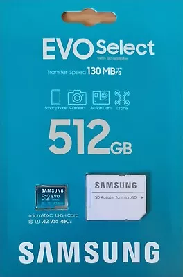 SAMSUNG SANDISK Micro SD Card 32GB 64GB 128 GB 256 GB 512 GB + Adapter • $18