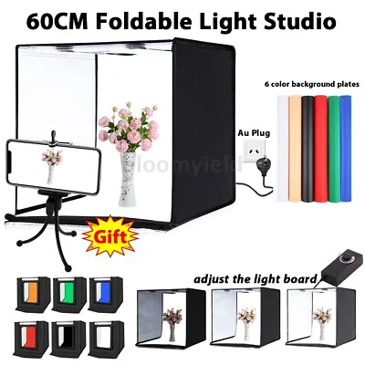 $113.99 • Buy PULUZ Portable Photo Studio LED Light Tent Bar Cube Soft Box Room Photography AU