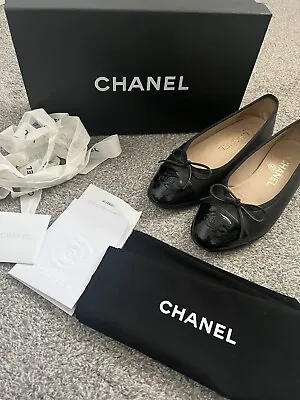 Chanel Black Ballet Pumps • £550