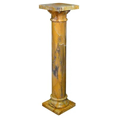 Column IN Marble Yellow Siena Italian Interior Design H 100cm • £803.84