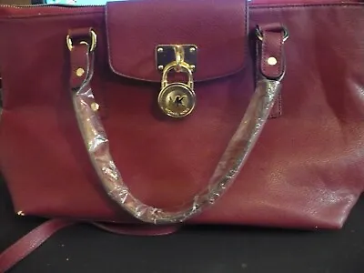 Michael Kors Handbag Dark Red Leather • $50