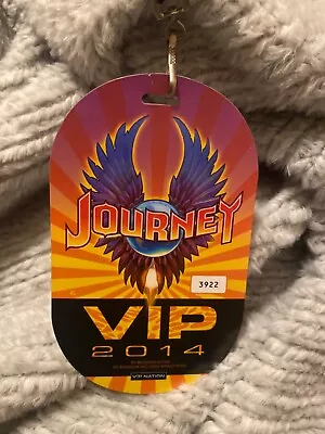 Journey 2014 Tour VIP Backstage Pass + Lanyard • $1
