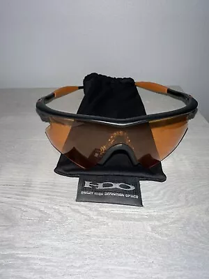 Vintage Oakley M Frame Black Orange Sunglasses SOLD AS IS • $149.99