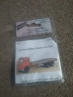 Langley  Models. N Gauge.  E13.  Leyland Hippo Lorry   Circ  1947 • £8