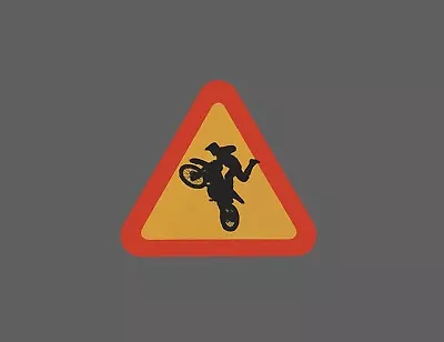 Dirt Bike Sticker Sign Trick Waterproof - Buy Any 4 For $1.75 EACH Storewide! • $2.95