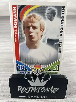 Match Attax World Cup 2010 Jurgen Klinsmann International Legend Sports Card TCG • £1.99