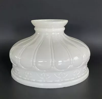 Vintage Aladdin Coleman Rayo 10  Fitter White Oil Or Electric Glass Lamp Shade • $65