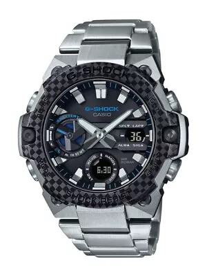 CASIO G-SHOCK GST-B400XD-1A2JF G-STEEL Carbon Bezel Bluetooth Solar Fast Ship • $326.48