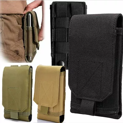 Tactical Army Military Molle Pouch Cell Phone Pocket Case Waist Pack Belt Bag • $9.48