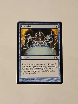 Preordain Magic Core Set 2011 Common Magic MTG WOTC M9047 • $1.42