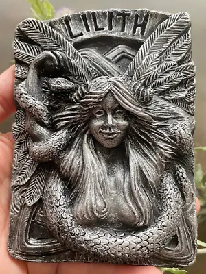 Silver Coloured 'Lilith' Wall Plaque - Wiccan / Pagan (K108) • £13.50