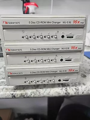 (1) Vintage Nakamichi MJ-5.16si SCSI 16X 50-pin CD-ROM Drive 5-Disc Mini Changer • $166.23