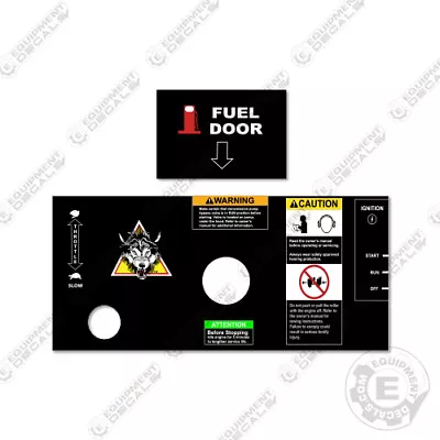 Fits Stone Wolfpac 3100 Vibratory Roller Dashboard Decal • $19.95