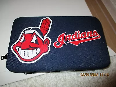 CLEVELAND INDIANS 5 7/8 X 3 1/2- License CC Money Phone Holder • $3