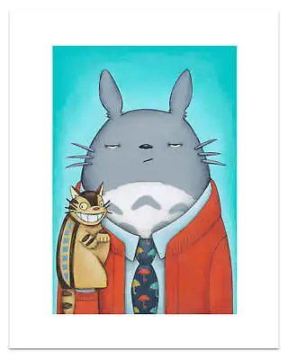 My Neighbor Totoro By Anna Tillett Ltd Edition X/50 Print Poster Mondo MINT Art • $80