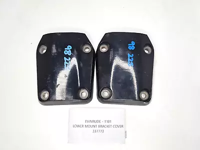 OEM Johnson Evinrude Outboard Motor LOWER MOUNT BRACKET COVER PAIR  185 - 225 HP • $119.20