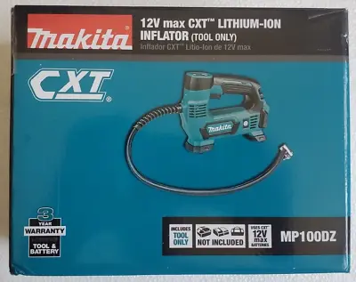 Makita  MP100DZ 12V Max CXT® Lithium-Ion Cordless Inflator Bare Tool Only NEW • $84.99
