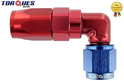 £10.99 • Buy AN -6 (AN6 AN 06) 90 Degree Fast Flow FORGED Hose Fitting 