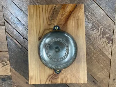 Antique Connell's Large Mechanical Door Bell With Twist Crank • $125