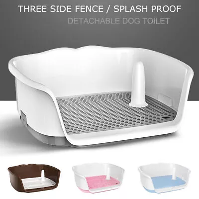£18.31 • Buy Small Pet Puppy Dog Potty Toilet Loo Pee Litter Tray Training Pad Indoor Holder