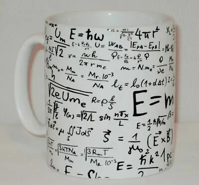 Equations Formulae Mug Can Personalise Great Science Physics Maths Teacher Gift • £10.99