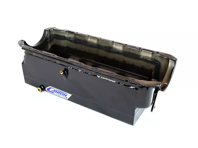 Canton 18-300 Oil Pan Marine Full Sump 9 Qt 8 In Deep - Black Powder Coat Steel • $575