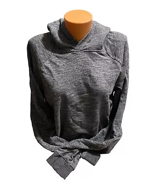 Everlane Women's Pullover Cotton Hoodie Sweatshirt Heathered Gray Size Large • $21.99