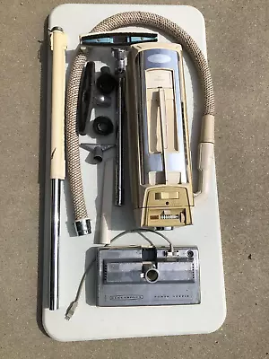 Vintage Electrolux Canister Vacuum Model 1401 W/ Hose Power Head & More • $125