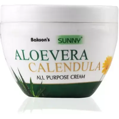 ALOEVERA+CALENDULA CREAM WITH NATURAL INGREDIENT 500 GMS Pack Of 2 • £56.63