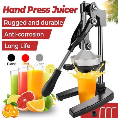 Commercial Manual Juicer Hand Press Juice Extractor Squeezer Orange Citrus • $65.69