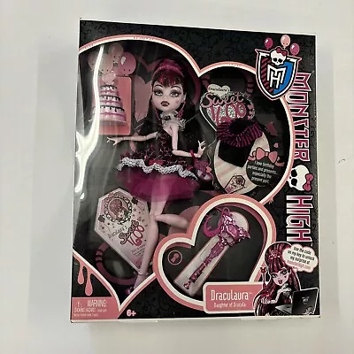 2011 Mattel Monster High Draculaura Sweet 1600 Daughter Of Dracula-NRFB • $300