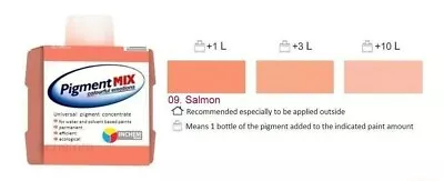 Salmon Wall Paint Colorant Emulsion Solvent Pigment Paint Tint Salmon 80ml • £6.99