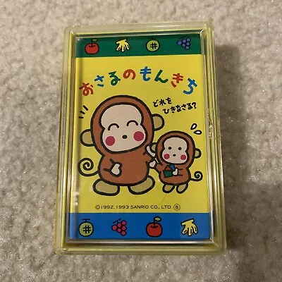 Sanrio Osaru No Monkichi Monkey Collectible Playing Card Deck New 1993 Vintage • $22.88