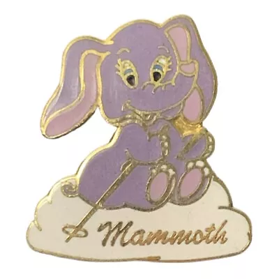 Vintage Mammoth Mountain Ski Area California Elephant Travel Souvenir Pin • $17.99